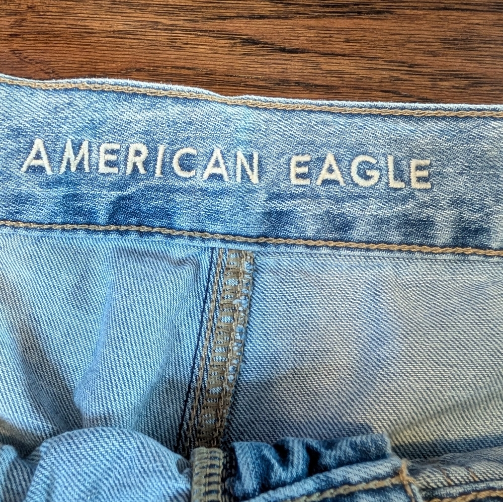 American Eagle Lightweight Denim Joggers Size 6 - Picture 3 of 10